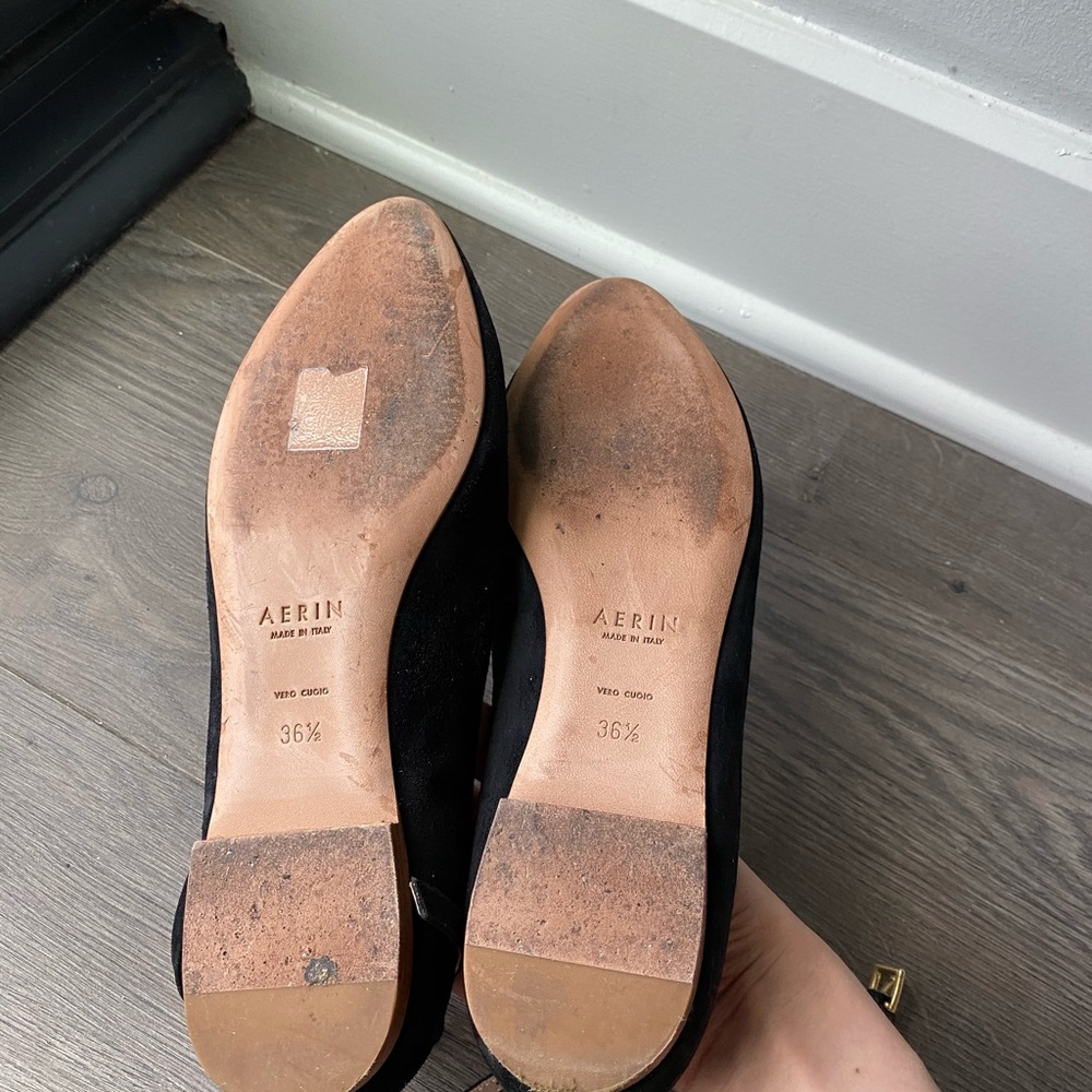 Aerin suede ballerina flats